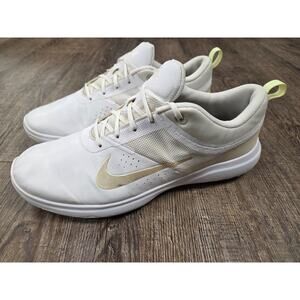 Nike Mens Akamai 818732-101 White Golf Cleats Shoes Size 8.5 Euro 40